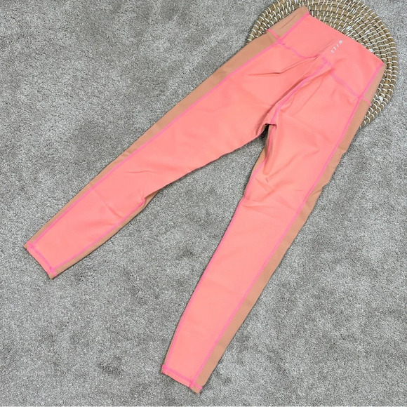 Wilo The Label Rib Contrast 7/8 Leggings Pink Peach Size S - Picture 5 of 14